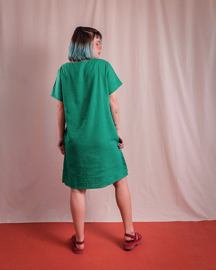 Vestido Malu | Linho Verde