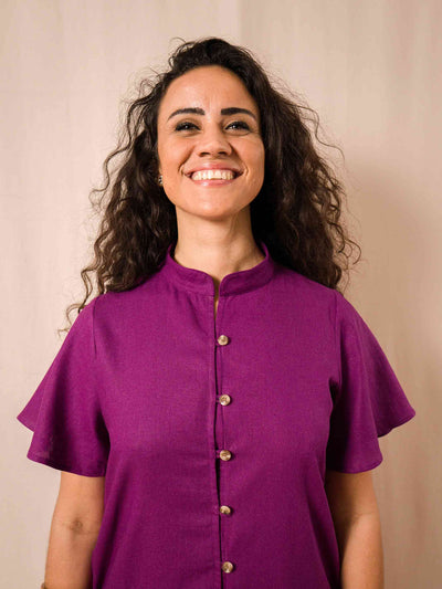 VESTIDO NIPÔNICA | LINHO
