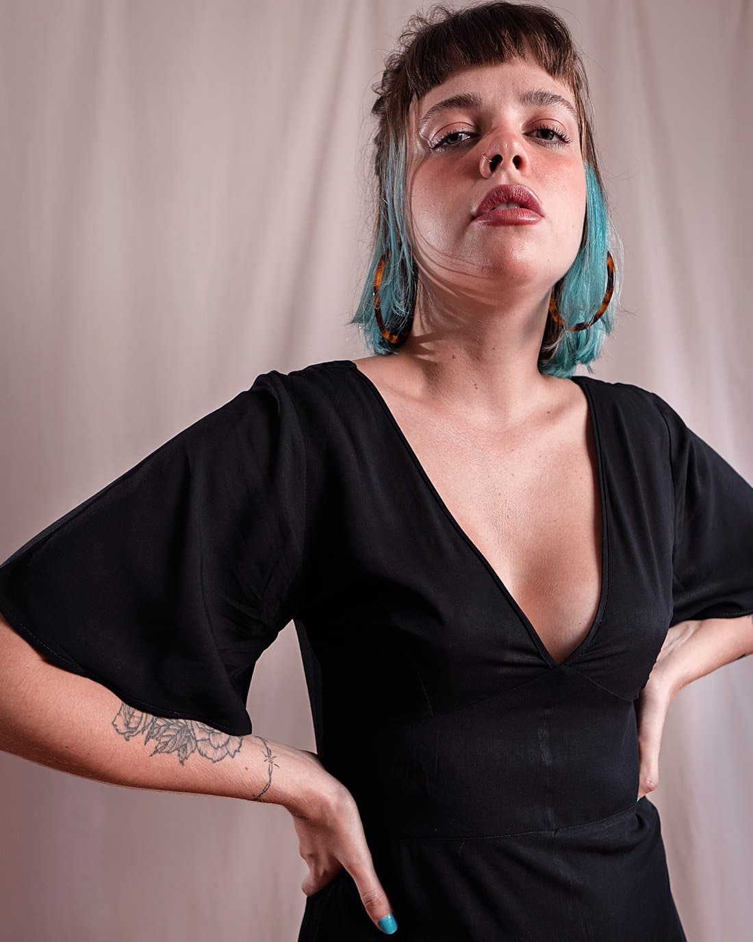 Vestido Nina | Viscose Preta