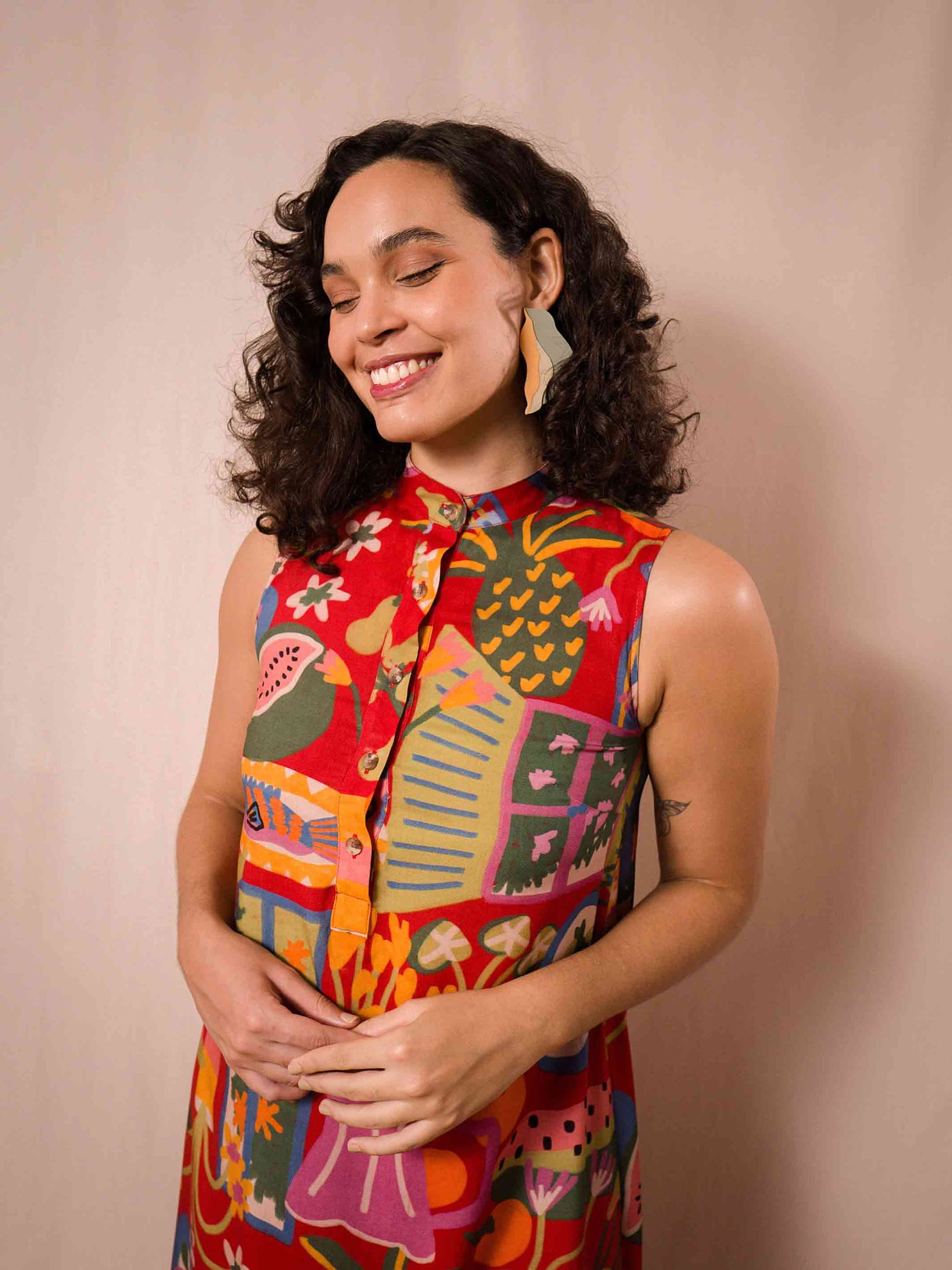 Vestido gola padre | Enigma