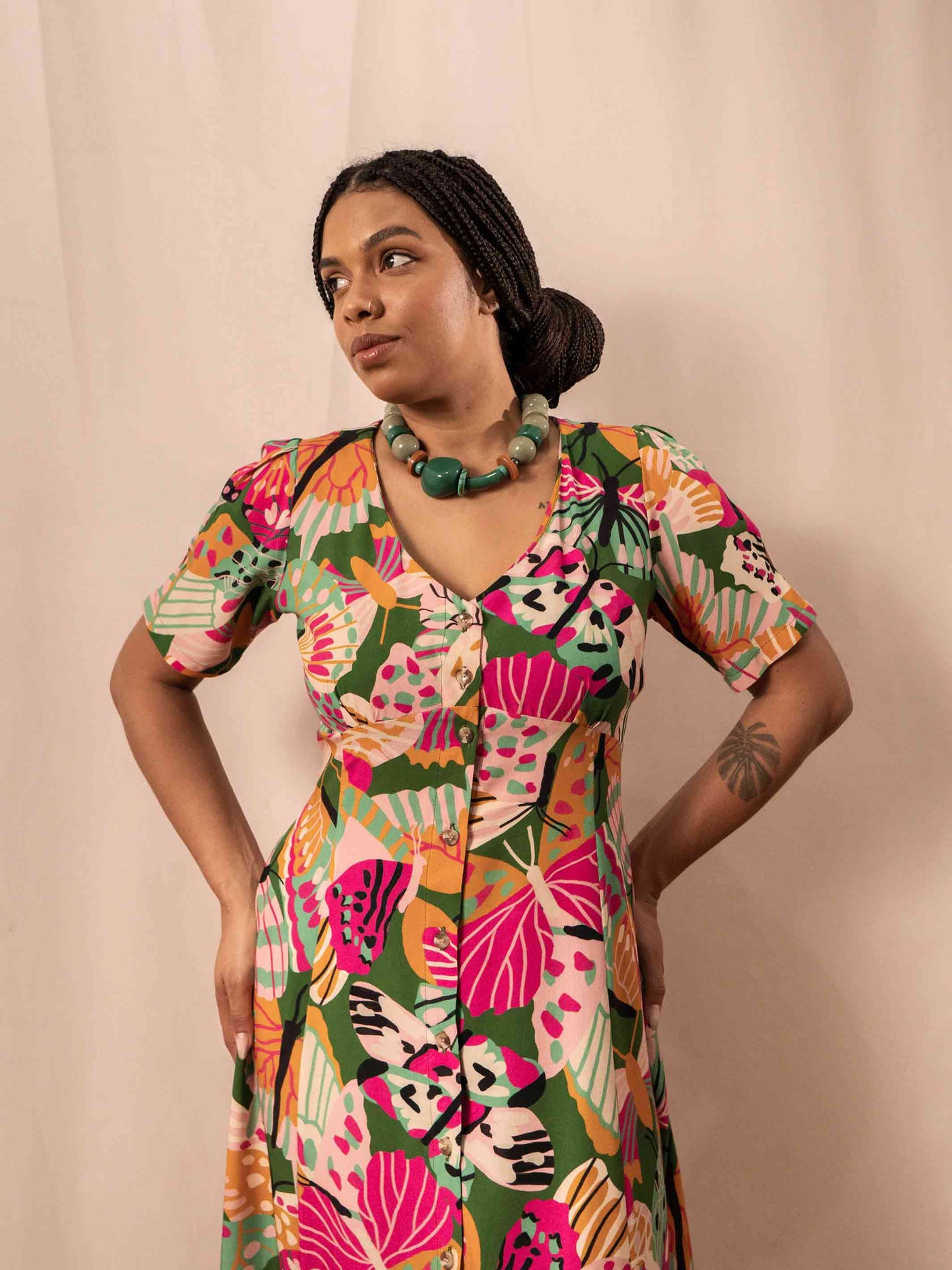VESTIDO DAI LONGUETE | BORBOLETAS