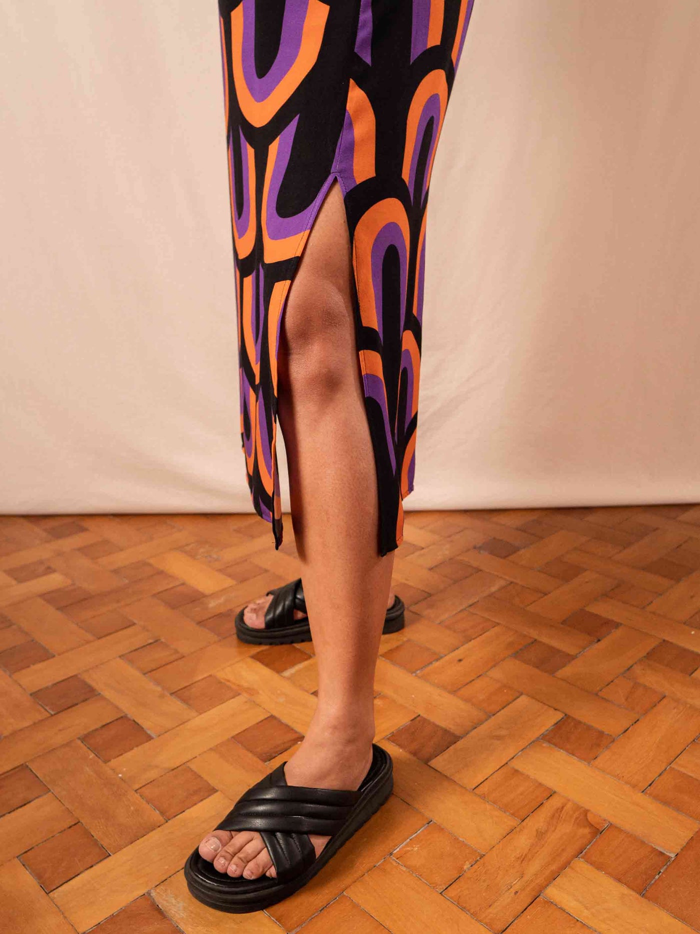 VESTIDO TRAPEZIO | PAPEL DE PAREDE