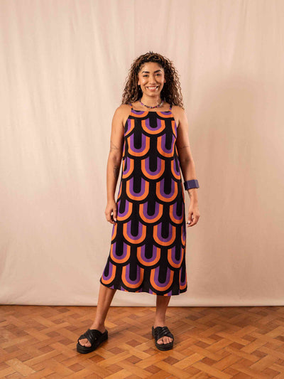 VESTIDO TRAPEZIO | PAPEL DE PAREDE
